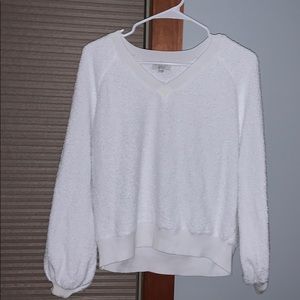 White v neck sweater.. size small!